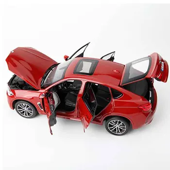 1/18 NOREV X6M Metal Rosu aliaj model de masina poate deschide ușa+mic cadou