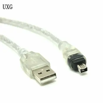1.2 M de Mare Viteză USB 2.0 de sex Masculin la 4 Pin Cablu IEEE 1394 Duce Extensie Adaptor Convertor MINI DV HDV Video pentru a Edita PC