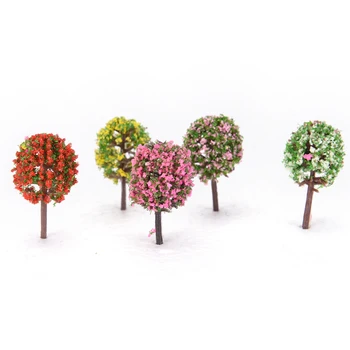 1/5pcs/Set Mini Copac Zână Grădină Miniaturi Micro Peisaj Rasina de Artizanat Bonsai Figurine de Gradina Accesorii Terariu