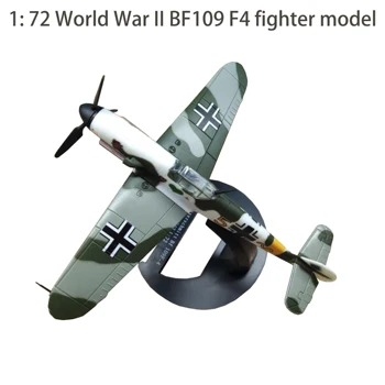 1: 72-al doilea Război Mondial BF109 F4 luptător modelul Terminat aliaj model