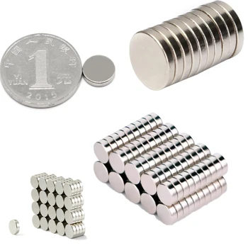 10 20 50 BUC/Lot 6x1 6x2 10 x10 10x3 10x1mm Magnet Fierbinte Mici, Rotunde Magnet Puternic magneți de pământuri Rare Magnet de Neodim