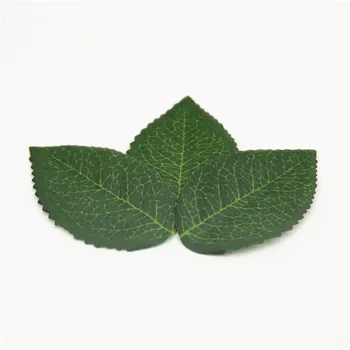 100 buc/lot Ieftine Verde de Înaltă Calitate din material Plastic Artificial Mătase Frunze flori False Frunze Pentru Buchet Nunta Ghirlanda decor