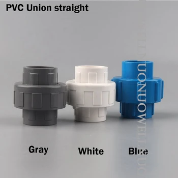 10buc 20 25 32 40 mm PVC Uniunii Drept Conector Acvariu Conducta de Admisie Apă Egală cu Diametrul Comun de Irigare Gradina Accesorii
