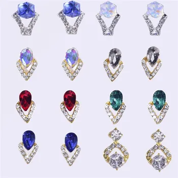 10buc/lot de Unghii Cristal de Diamant Pietre Strass Stralucitor Unghii Bijuterii Pentru Unghii Decorare Arta de Unghii Strasuri Manichiura Farmece V43