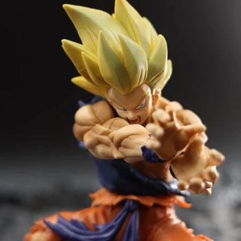 15.5 CM Dragon Ball Figura Shockwave Goku Anime figurina PVC Model de Colectie Statuie Figurina Papusa Jucărie Pentru Ziua de nastere Cadou