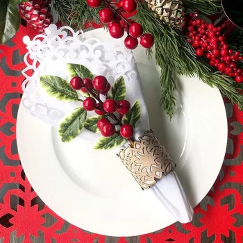 1Pack Pom de Crăciun Artificial Ramuri de Pin Xmas fructe de Padure Pentru Crăciun DIY Coroană de flori Decoratiuni Noel Ornamente pentru Masă Copii Cadouri