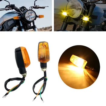 2 buc Universal Motociclete Flasher Blub Lămpii de Semnalizare Motocicleta Indicator luminos Chihlimbar DC 12V Becul de Semnalizare Accesorii Moto