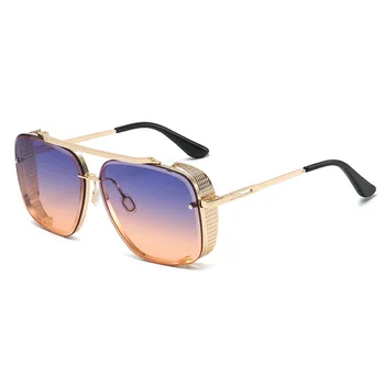 2021 Moda Cool Pătrat Pilot Stil Nituri ditaeds ochelari de Soare Femei Tentă Degrade Design de Brand Ochelari de Soare Oculos De Sol