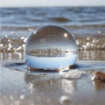 2022 FIERBINTE Clar Pahar de Cristal de Vindecare Sfera Recuzită Fotografie Lensball Decor, Recuzita Foto Cadou Pentru Fotografie în aer liber #08