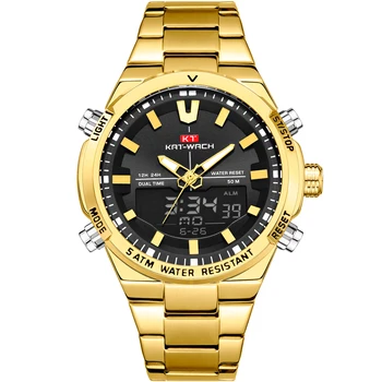 2022 KAT-WACH de Top de Brand de Moda de Lux Sport Ceas Militar Pentru Bărbați Aur Cuarț Încheietura Ceasuri Omul Ceas Cronograf Ceas de mână
