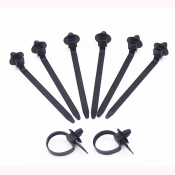 20buc Masina Cablu de Fixare Legături Zip Nailon Negru Masina Auto Cablu Curea Împinge Muntele Sârmă Cravată Clema Clema Q26 92x5mm