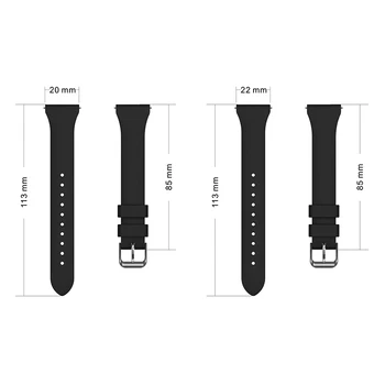 20mm 22mm Silicon Trupa Ceas Pentru Huawei Watch GT3 GT 3 GT2/Amazfit GTS 3 GTS 2 GTS 2e Ceas Silicon Bratara de Înlocuire Curea