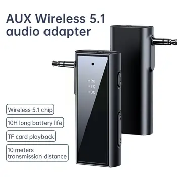 2in1 Wireless Bluetooth-compatibil 5.1 Receptor Transmițător Adaptor Jack de 3,5 mm Pentru Masina de Muzică Audio Aux A2dp pentru Căști Mâinile R8I0
