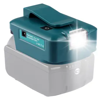 3/5 Inch Instrument de Lumină Pentru Makita 18V Litiu Baterie Acumulator Lanterna LED-uri Lampa Cu USB în aer liber de Iluminat de Urgență lumina Reflectoarelor