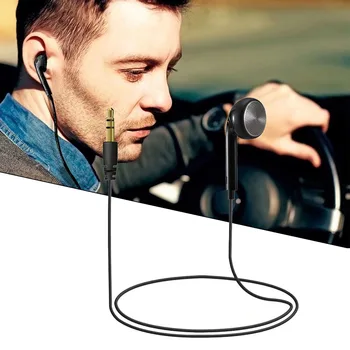 3.5 mm Mono In-ureche Căști Căști Pentru Telefon Mobil MP3 Walkie Talkie Calculator Bluetooth Tablet PC de Înaltă Calitate