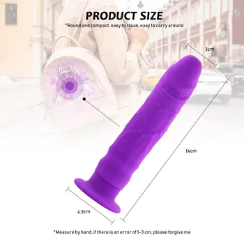 3 culori de Silicon Vibrator Realist pentru Femei, ventuza Dilldo Consolador Penis Artificial Mici Vibratoare Analsex Penis artificial Jucarii Sexuale.