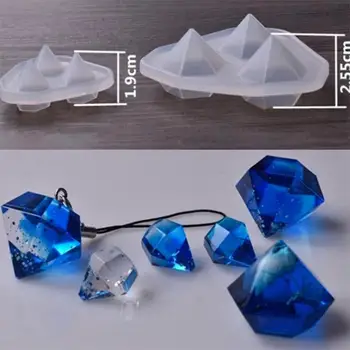 3 In 1 Transparent Silicon Diamond Mucegai Decorative Ambarcațiuni DIY Tăiere Forma Tip Rășină Epoxidică Matrite pentru a Face Bijuterii Instrument