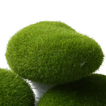30PCS Artificial Verde Mușchi Mingea Fals Piatră de Simulare a Plantelor Diy Decorare de vitrine de Magazin, Hotel Home Office de Plante Decor de Perete
