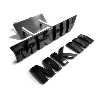 3D Litere MK 3 Semn Negru Lucios MKIII Grătar, Mașină de Embleme Golf 3 Boot Auto Insigne