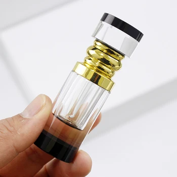 3ml Cilindric Negru Transparent Cristal Sticla de Parfum de unică folosință, Sticle de Ulei Esențial de Călătorie Esențiale Doamnei Cadou