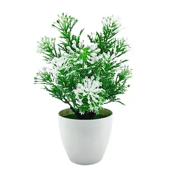 40%HOTArtificial Plantă de Ghiveci Plin de Vitalitate Realist Rafinat Flori False Masă Ghiveci Ornamente pentru Casa