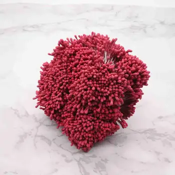 400buc 1,5 mm Mini Stamen Handmade Flori Artificiale Pentru Petrecerea de Nunta Decor Acasă de Crăciun DIY Album Accesorii