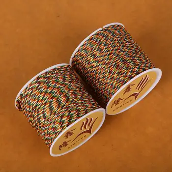 40m/lot 0,8 mm Bumbac de Noduri Macrame Cord Fir de Nailon Șir DIY ștrasuri din Mărgele Impletit Brățară Bijuterii