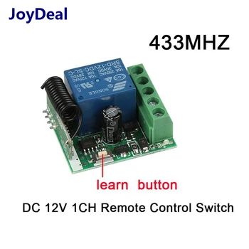 433 Mhz Universal Wireless de Control de la Distanță Comutator 12V DC 1CH Releu Modulul de Receptor și Transmițător RF de Blocare Electronic de Control Diy