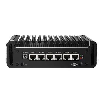 6x Intel i225-V 2.5 G Nic-uri Fanless pfSense Router i7 1165G7 i5 1135G7 NVMe MSATA Micro Firewall Router PC-ul ESXi OPNsense Proxmox
