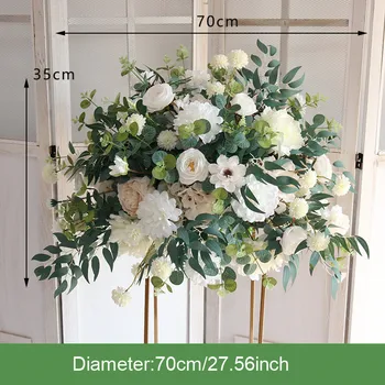 70cm Flori Artificiale Mingea Masa de Nunta Aranjamente Stand Decor de Masă de Flori Geometrice Raft Petrecere Etapă de Afișare