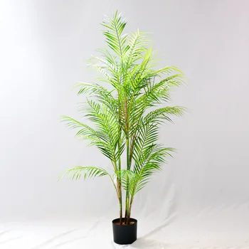 90-180CM Mare Artificiale Palm Copac Planta Tropicala Ramură Ghivece de Plastic False Frunze de Familie, Grădină, Cameră de zi Decor de Birou