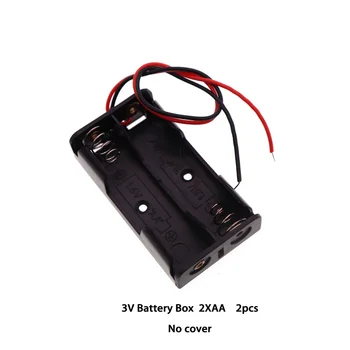AA AAA 3V Baterie Cutie pentru HO Tren Nisip Masă de Lumină Led, Cabluri Connet Transformare Kituri Diy Model de Luare Accesoriu 2 buc