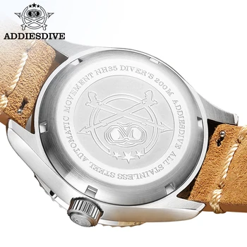 ADDIESDIVE de Lux pentru Bărbați Ceas rezistent la apa 200M Ceasuri Automate NH35 Luminos Bezel Ceramica Safir Ceasuri de mana Ceas din Oțel