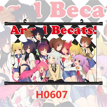 Angel Beats Yui Yuri Kanade HD Imprimare Poster de Perete Postere Anime Panza Pictura Decor de Perete Poster de Arta de Perete Poza Decor Acasă
