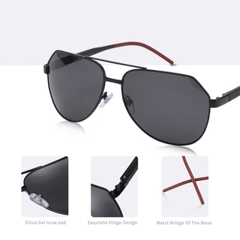 AOFLY Design de Brand Pilot Bărbați ochelari de Soare Polarizat Vintage din Metal Cadru de Conducere Ochelari de Soare de sex Masculin Oglindă Ochelari de Nuante Femei UV400
