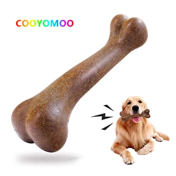 Aproape Indestructibil Câini Os de Jucărie Natural, Non-Toxic, Anti-mușcătură de animal de Companie Jucării Pentru Puppy Medium Large Dog Mesteca Joc Dental Stick