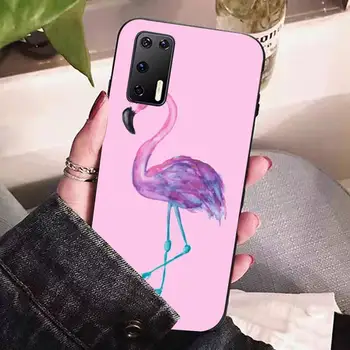 Arta Minunat Flamingo Cazul În Care Telefonul Pentru Huawei P40 P30 P20 Pro P10 Plus P9 P8 Lite P Smart Cover