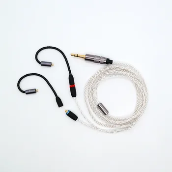 Audio cablu adaptor MMCX la 0,78 A2DC IE80 Hd650 QDC TFZ HIFIMA N 2.5 3.5 mm pentru căști cablu adaptor