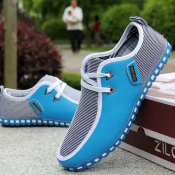 Barbati Casual din Piele Pantofi de Vară de Toamnă Respirabil Vulcanizat Pantofi Ușoare Sport Adidasi Funcționare