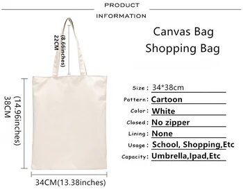 Berserk cumparaturi geanta shopper bolso tote geantă de mână de bumbac de reciclare sac sac țesute pânză personalizate