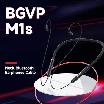 BGVP M1s BK3266 DAC Susținere Sport Bluetooth5.0 Wireless Guler Cască Upgrade Cablu MMCX Interfață Cu Mic AptX4 rezistent la apa
