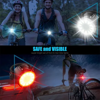 Biciclete Lumina din Spate USB Reîncărcabilă Impermeabil Biciclete de Siguranță lampa de Avertizare Pentru MTB Ghidon Scaun Coada de Lumină Ciclism Coada lumina