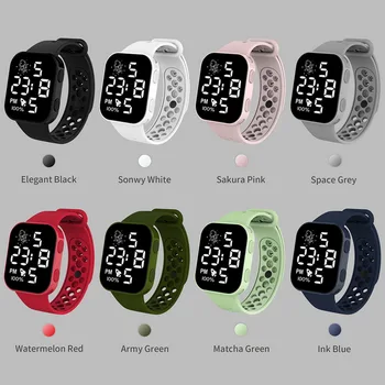 Bărbați Ceas Digital 2022 Nou de Menta Verde Roz CONDUS Electronice Impermeabil Ceas de mana Pentru Femei Luna Faza afișare Calendar relogio