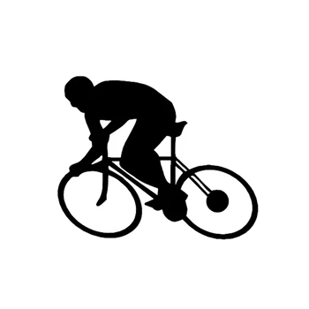 Bărbați ciclism Silueta Reflectorizante Vinil Decal adhesivo biciclete masina sport suv fereastra aripile biciclete autocolant