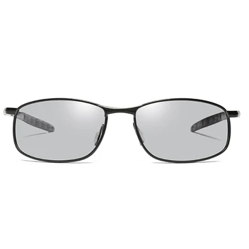 Bărbați de Pescuit Polarizati Photochromatic ochelari de Soare Sport în aer liber Conducere Negru Gri Argintiu Auriu Cadru de Tranziție Lentile Cameleon