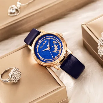 Ceas Pentru Femei Ceasuri 2022 Mai Bune Produse De Vânzare De Brand De Lux Reloj Mujer Calendar Cuarț Ceas Elegant Temperament Frumos