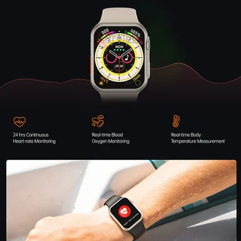 Ceas Ultra Smart Watch N8 Ultra Bărbați Seria 8 NFC Bluetooth Apel de Ritm Cardiac Femei Pentru Smartwatch Samsung Xiaomi PK HW8 DT8 MAX