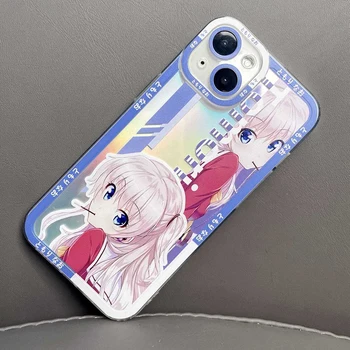 Charlotte Anime Nao Tomori Telefon Caz pentru IPhone 14 13 12 11 Pro Max Mini 8 7 Plus Xs Xr X Se 2022 Unghi Ochii cu Laser Funda
