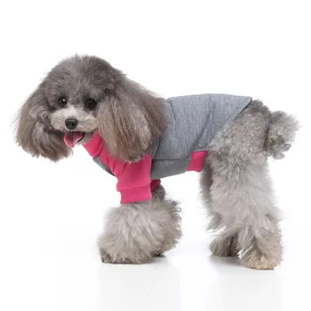 Companie Nou Haine Guler Înalt Pulover Două Picioare De Companie Pulover Cu Dungi Câine Haine De Moda De Companie Hanorace De Desene Animate Drăguț Pentru Animale De Companie De Îmbrăcăminte