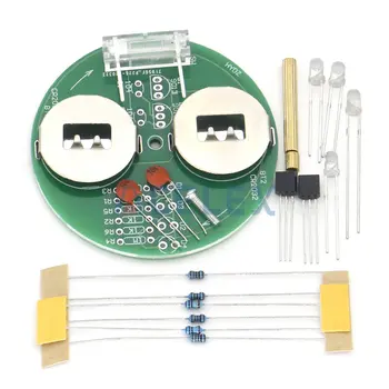CONDUS prin Rotație a Giroscoapelor Acoperi Intermitent Lumini DIY Kit de Diode emițătoare de Lumină Modulul Electronic de Sudare Distractiv de Producție de Componente